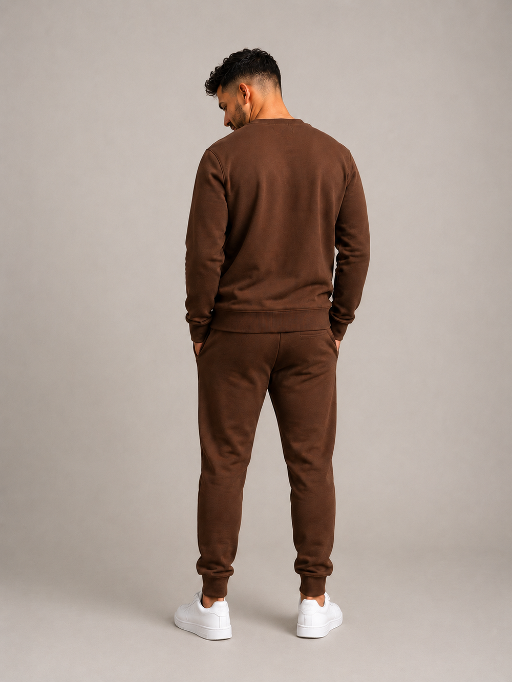 Heren Tracksuit – Bruin