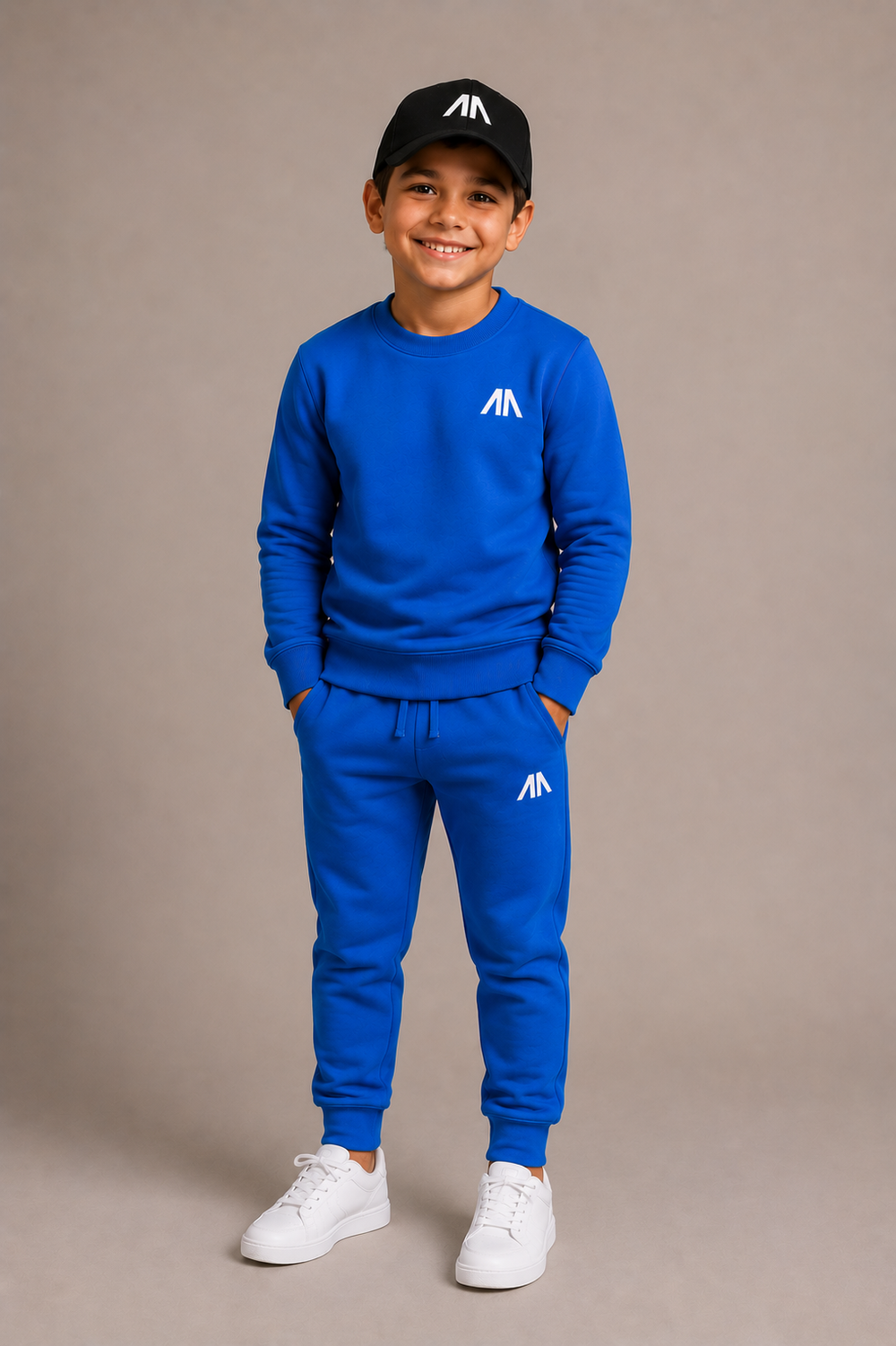 Vader + Zoon Tracksuit – Blauw