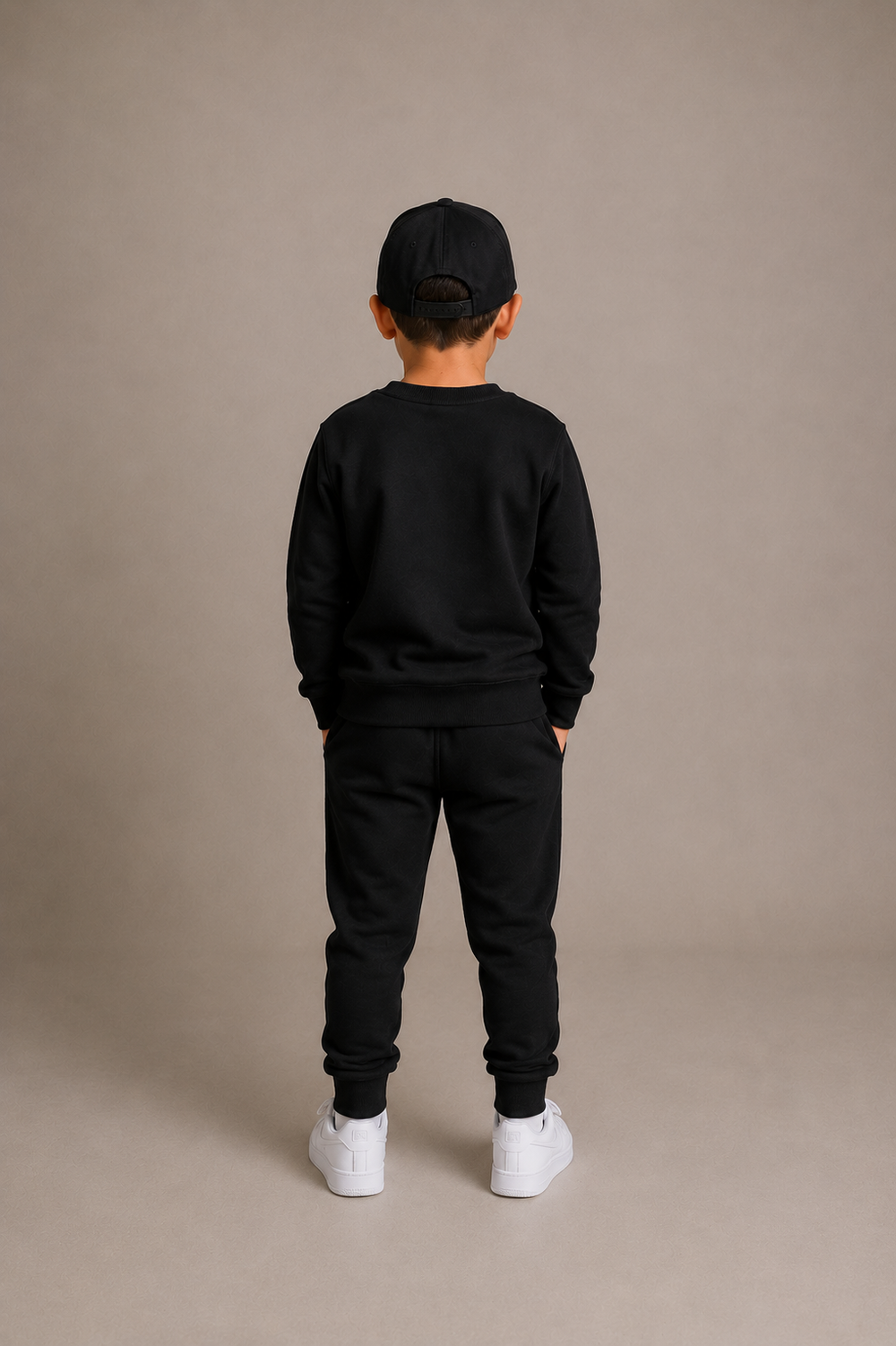 Kinder Tracksuit – Zwart