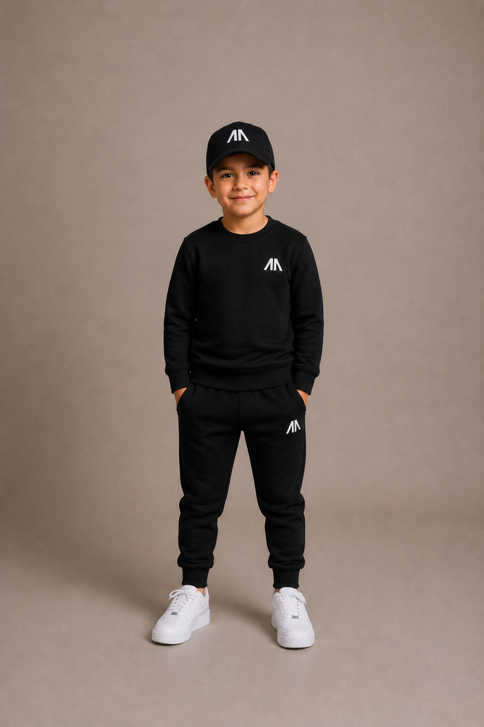 Kinder Tracksuit – Zwart