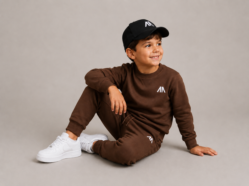 Vader + Zoon Tracksuit – Bruin