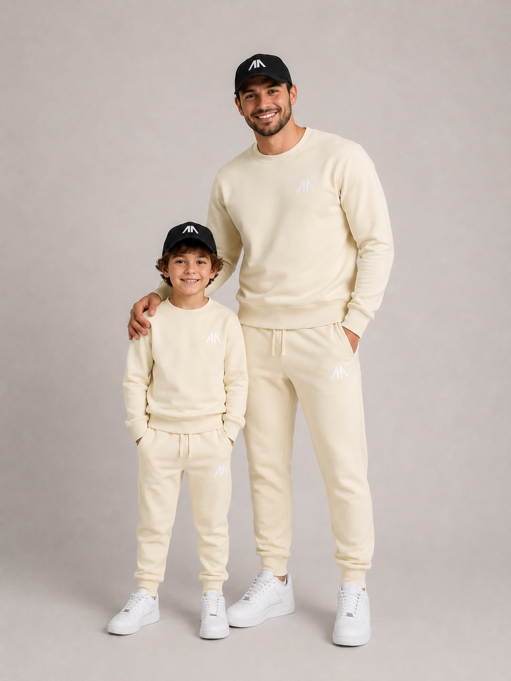 Vader + Zoon Tracksuit – Licht Geel