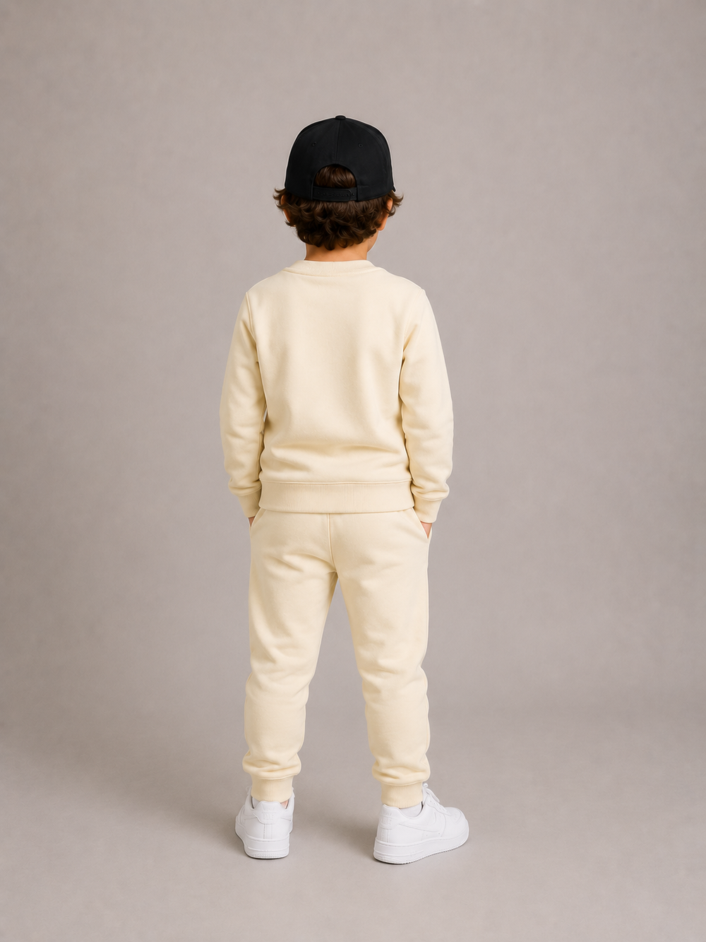 Vader + Zoon Tracksuit – Licht Geel