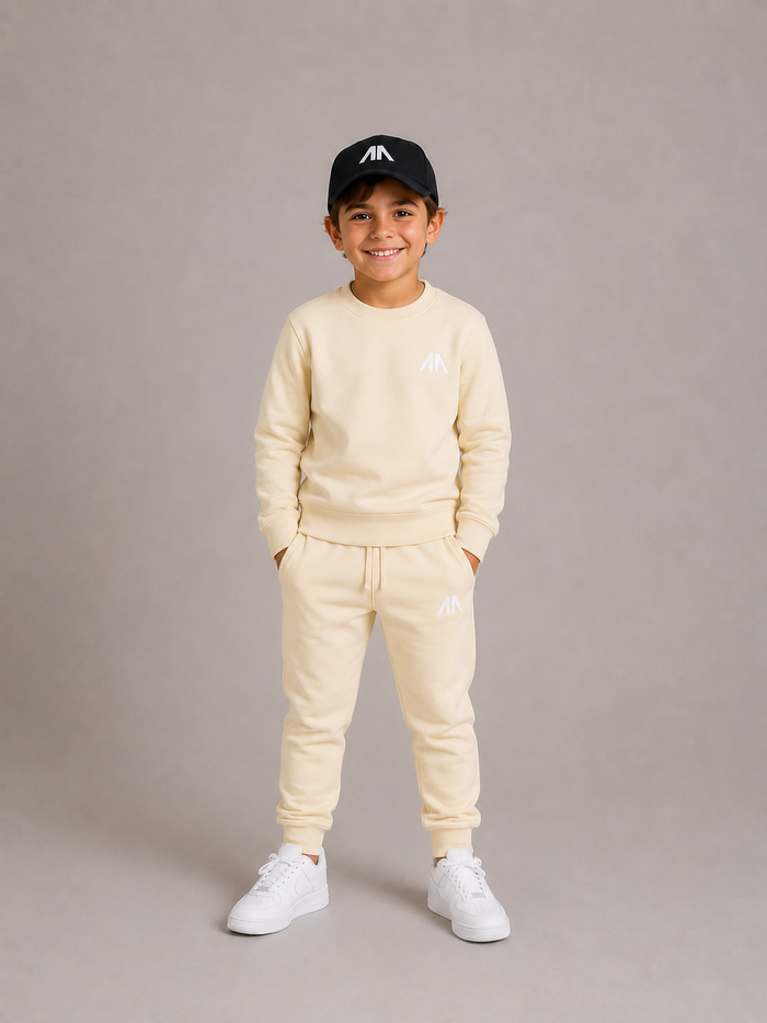 Kinder Tracksuit – Licht Geel
