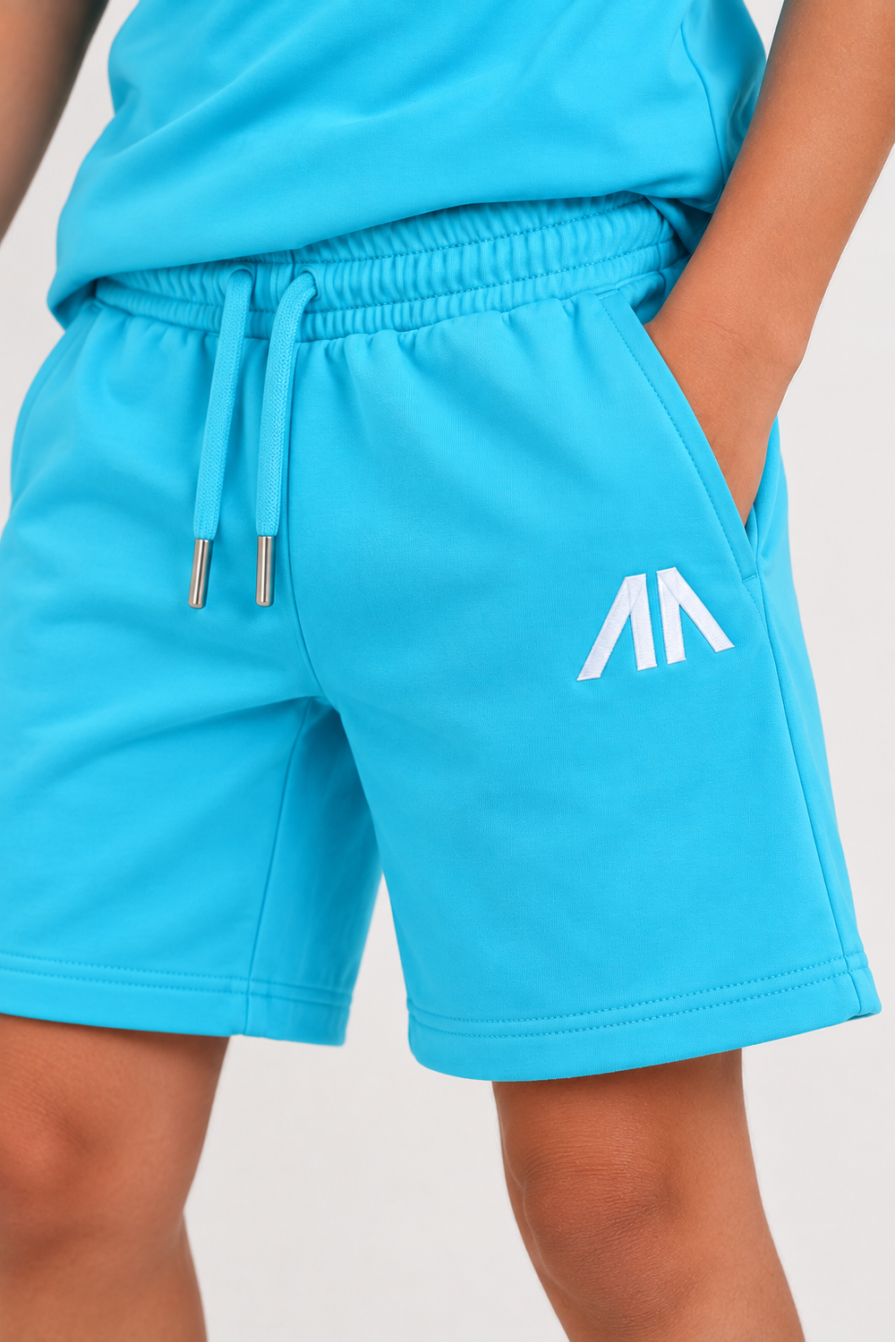 Vader + Zoon T-Shirt & Short set – Licht Blauw (2 sets)