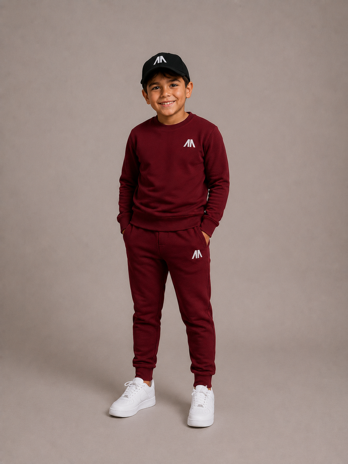 Kinder Tracksuit – Bordeaux