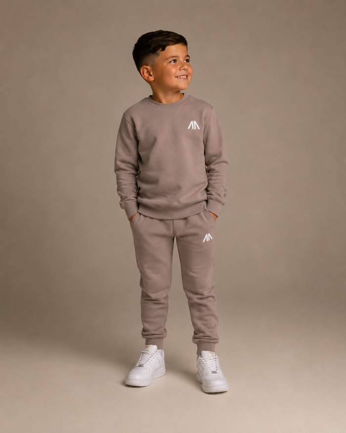 Kinder Tracksuit – Taupe